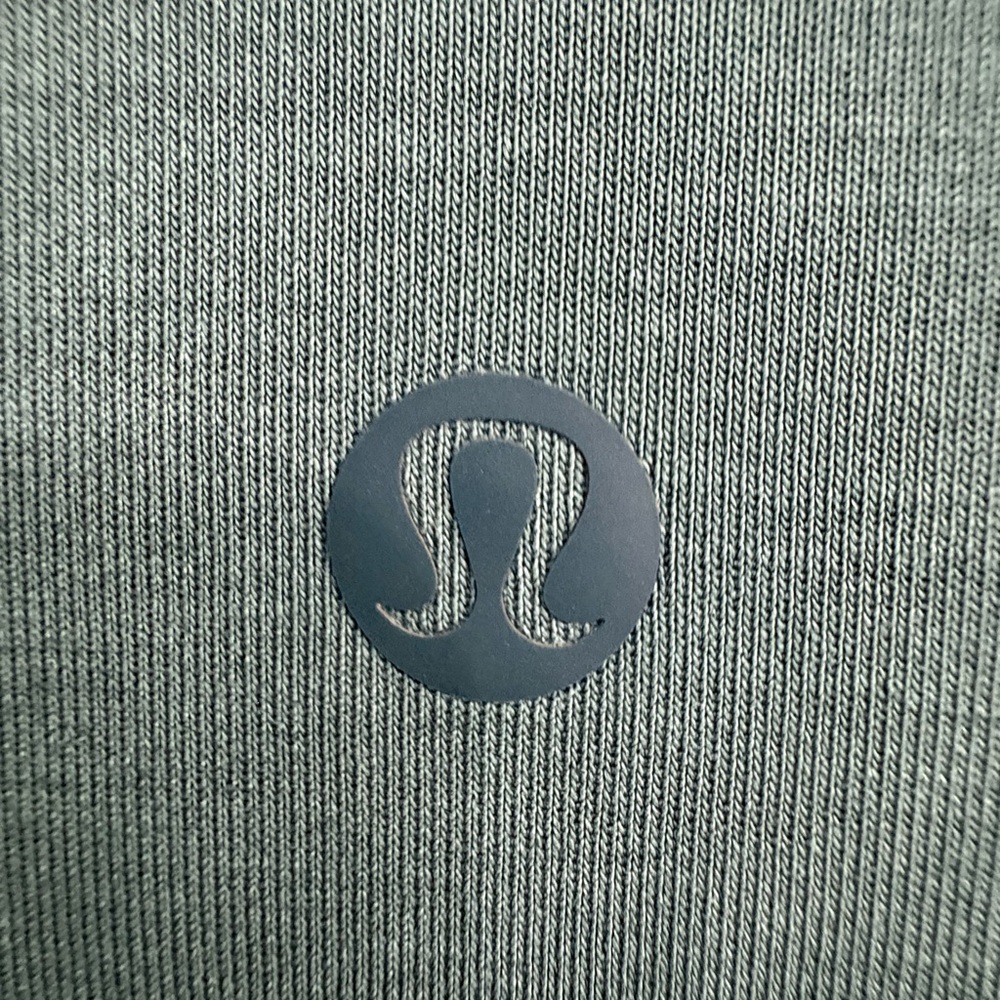 Lululemon | Brushed Softstreme Ribbed Half Zip | Sz 8 | Green Jasper | EUC - Picture 9 of 11